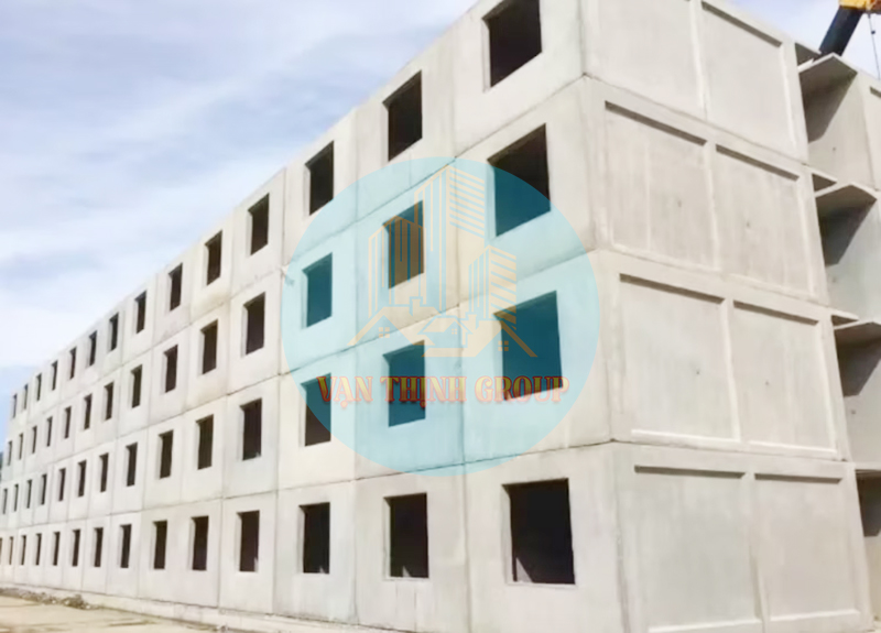 Căn hộ chung cư cao cấp bằng bê tông đúc sẵn