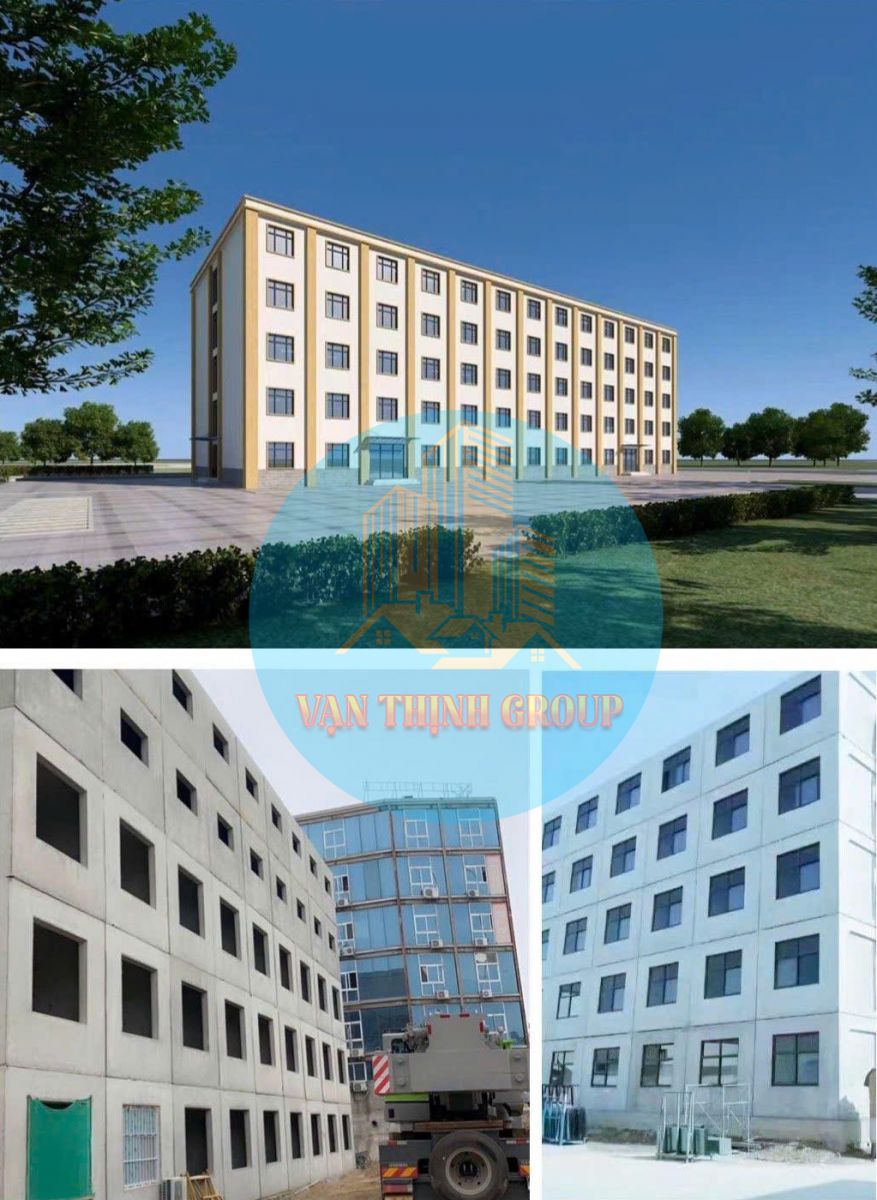 Căn hộ chung cư cao cấp bằng bê tông đúc sẵn