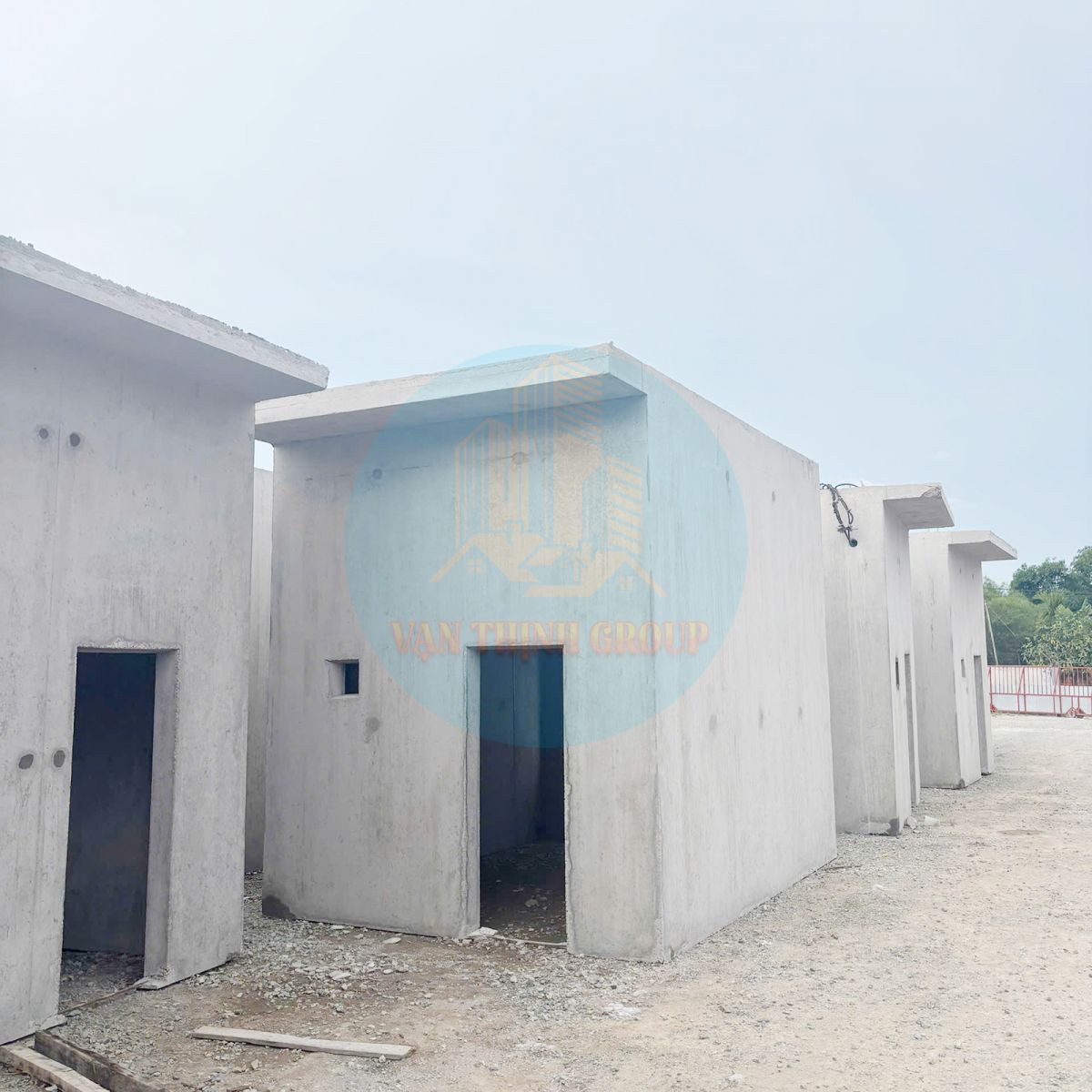 nhà bê tông đúc sẵn