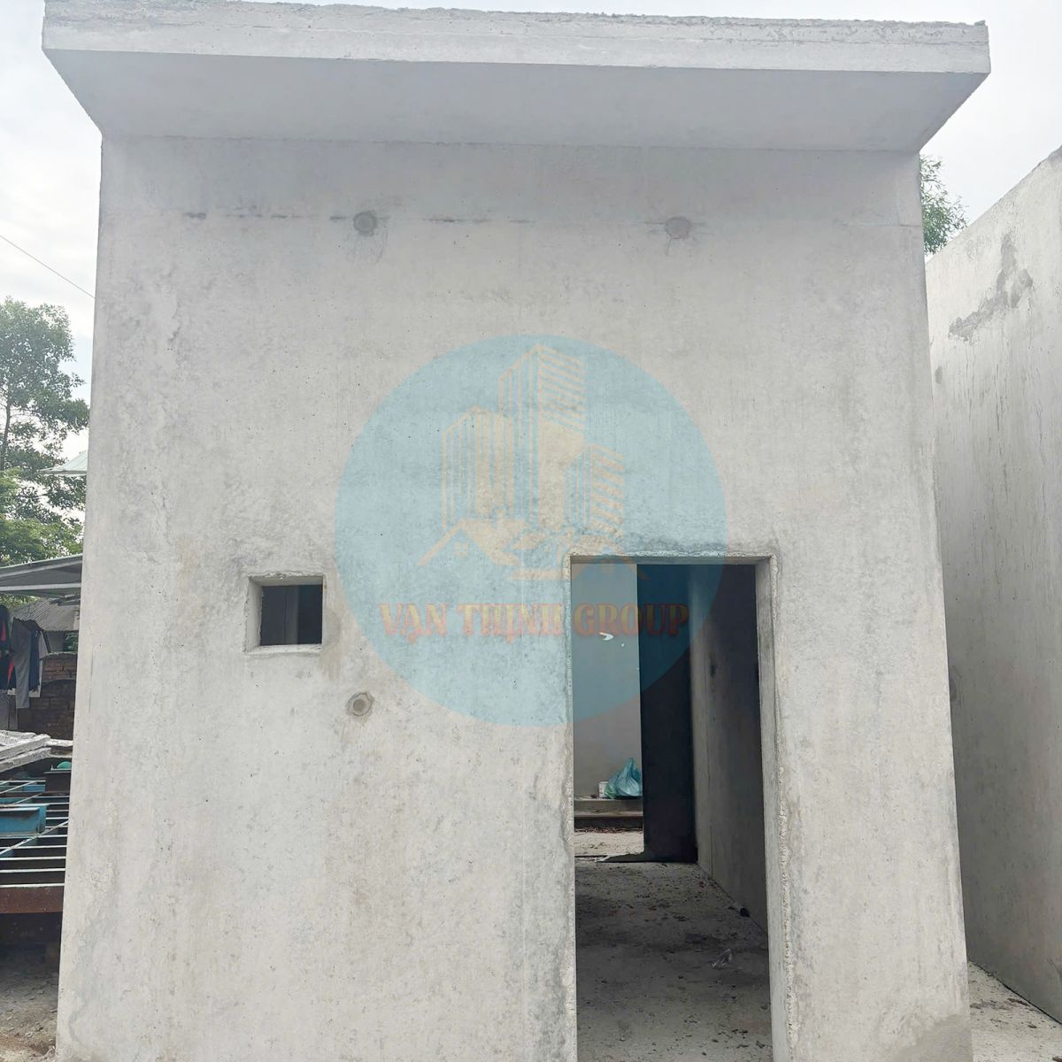 nhà bê tông đúc sẵn